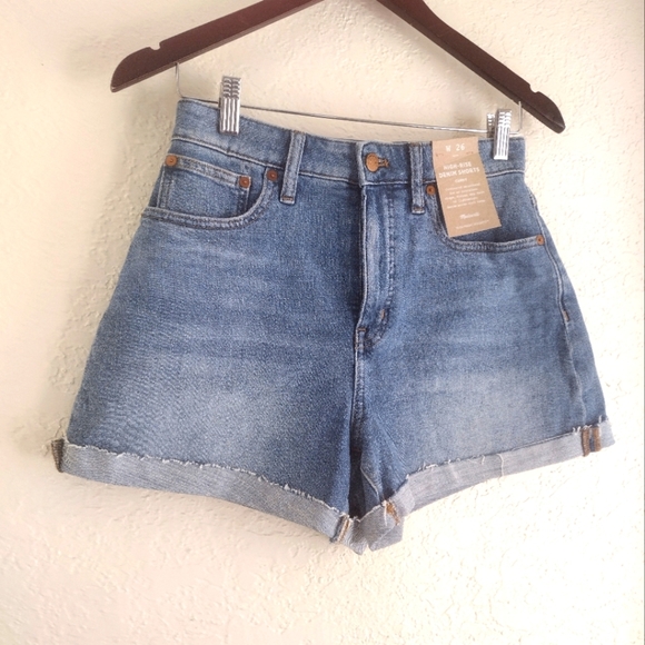 Madewell High Rise Denim Shorts - Picture 3 of 8